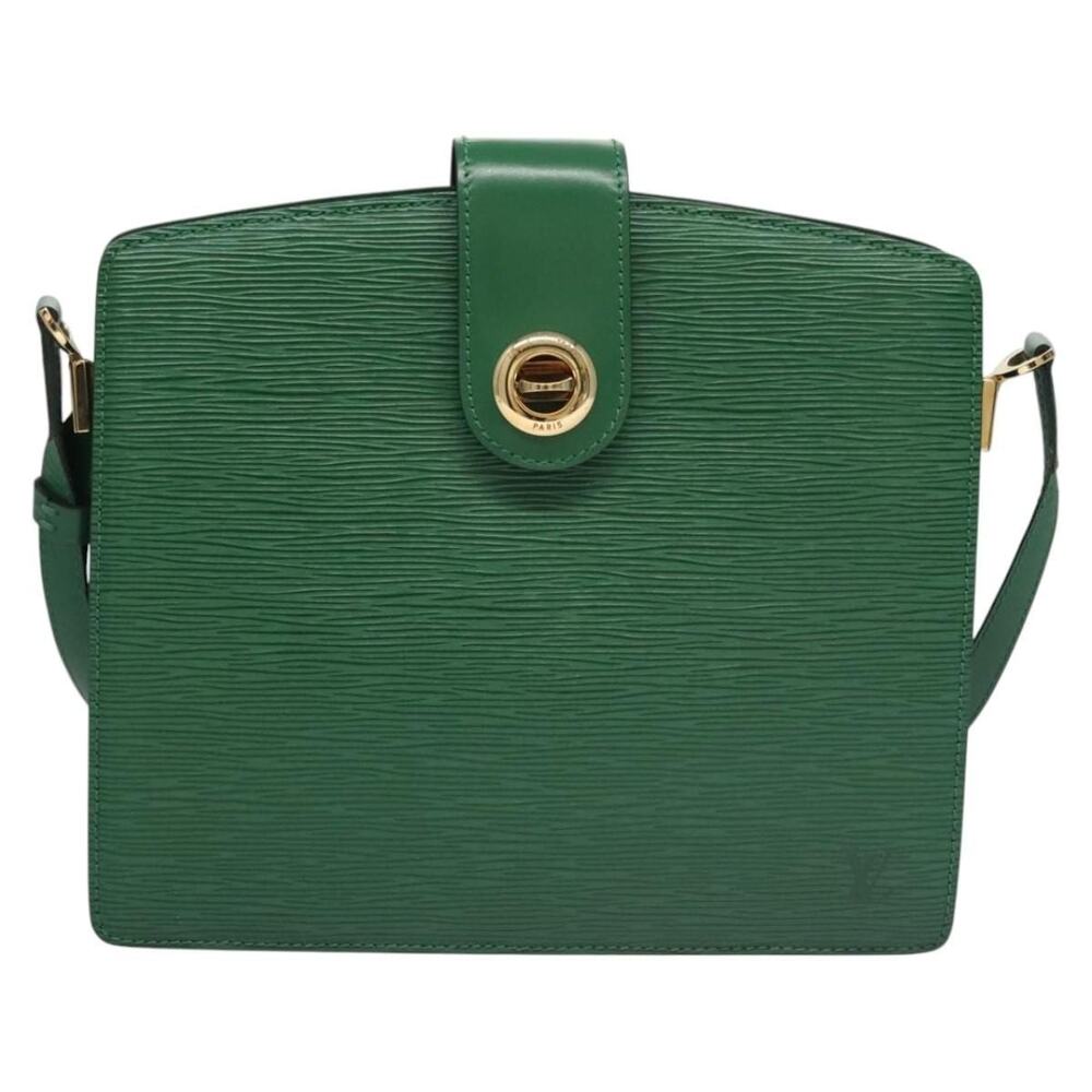 Louis Vuitton Epi Capuchin Shoulder Bag Green